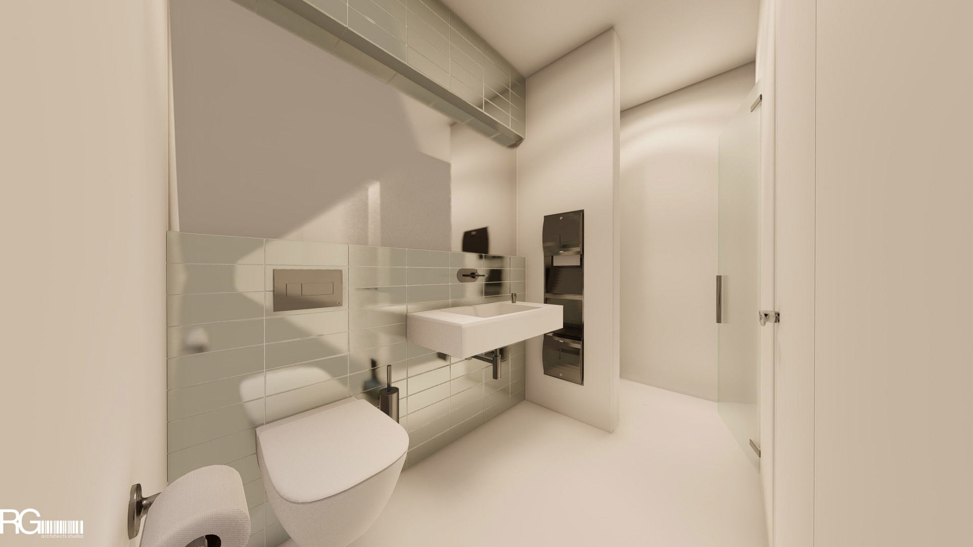 Návrh interiéru nové dentální kliniky v České Lípě, RG architects studio 12