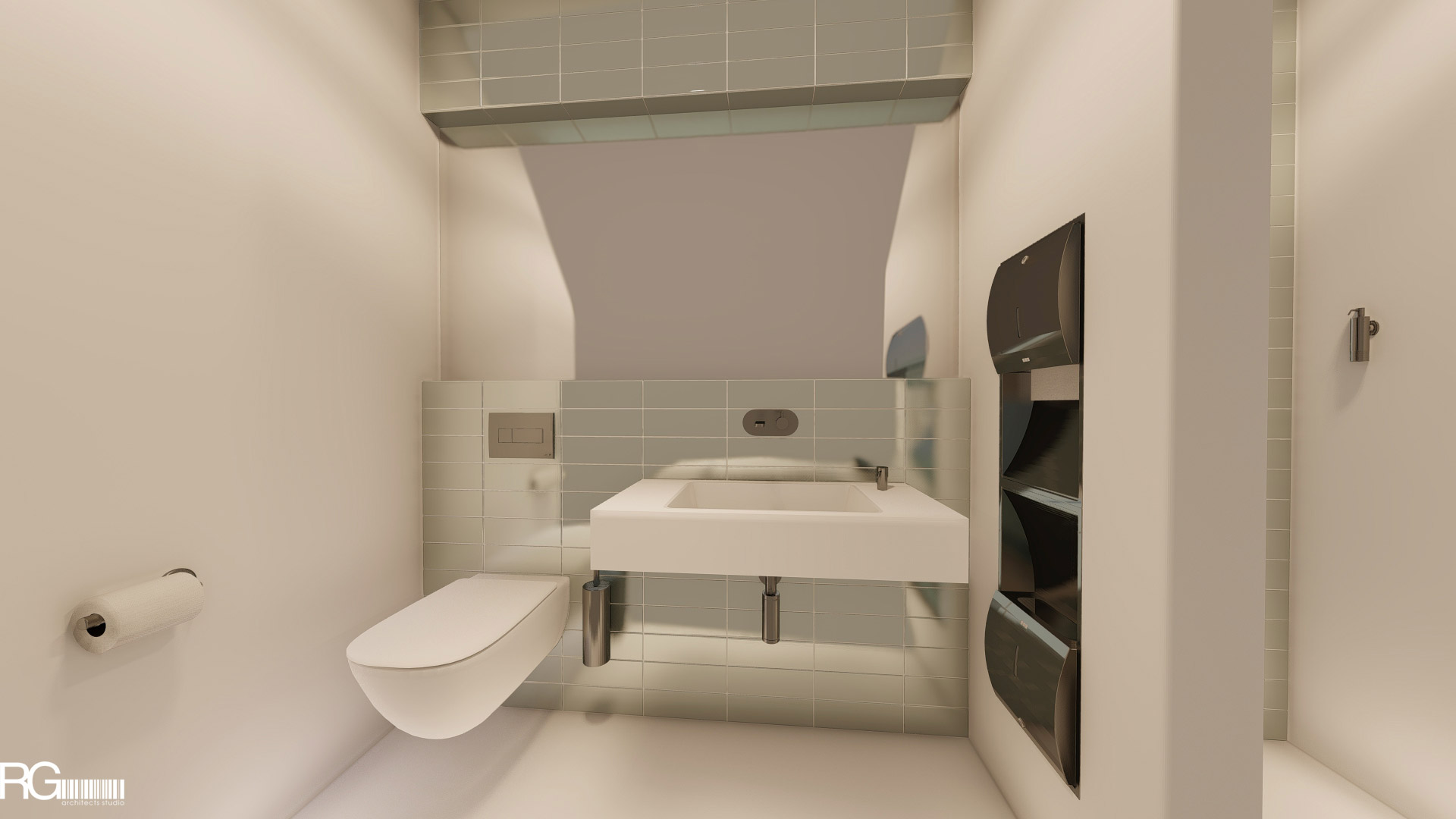 Návrh interiéru nové dentální kliniky v České Lípě, RG architects studio 14