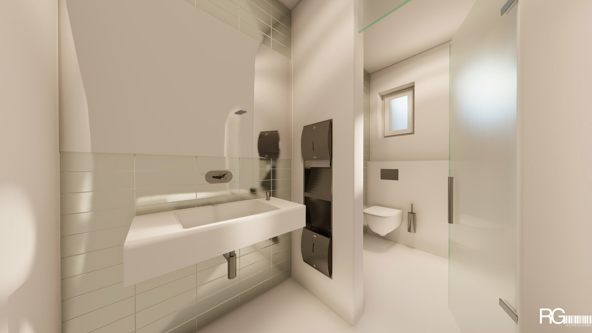 Návrh interiéru nové dentální kliniky v České Lípě, RG architects studio 15
