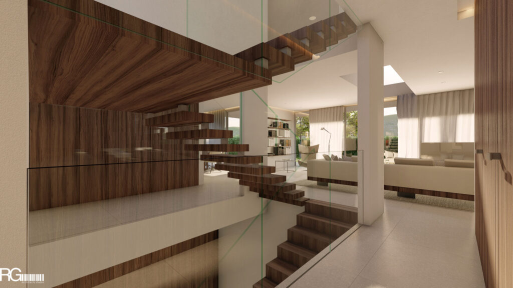 Návrh interiéru rodinné vily v Liberci-Vesci – architekt Radomír Grafek (07)