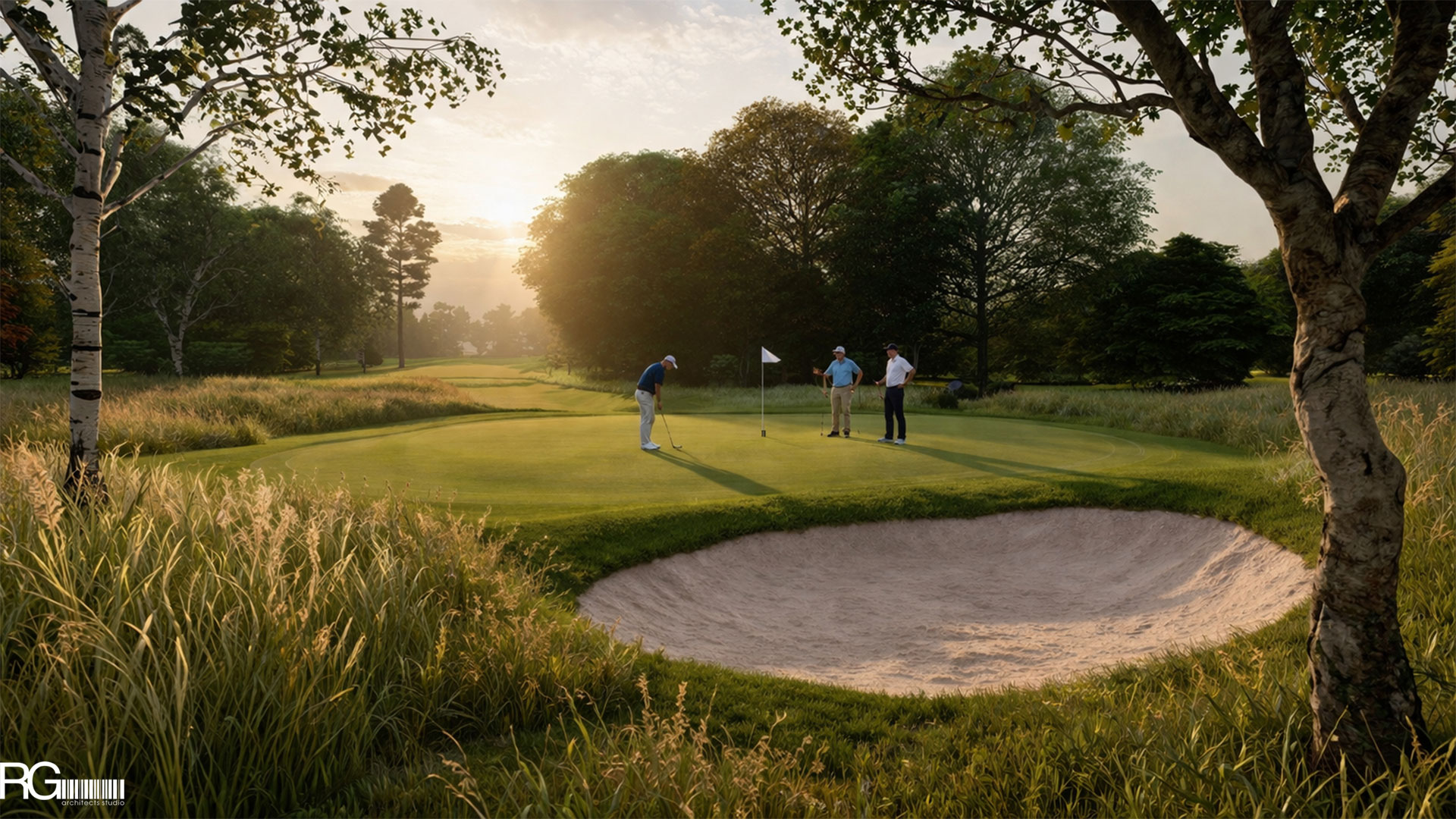 Návrh na rekonstrukci golfového hřiště v golfovém rezortu Benátky nad Jizerou od RG architects studio (03)