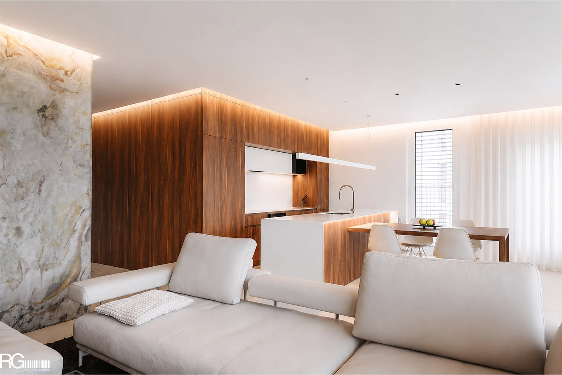 Realizace interiéru bytu – rezidenční bydlení Nový Perštýn, Liberec od RG architects studio (07)