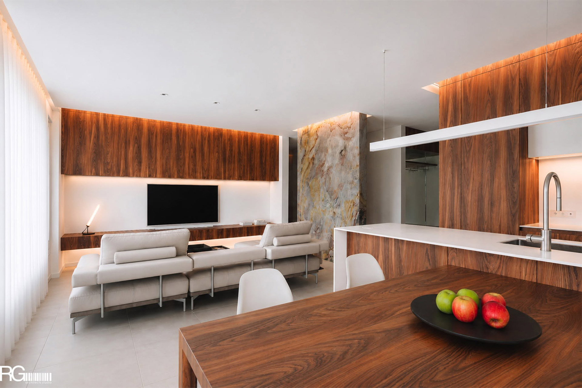 Realizace interiéru bytu – rezidenční bydlení Nový Perštýn, Liberec od RG architects studio (08)