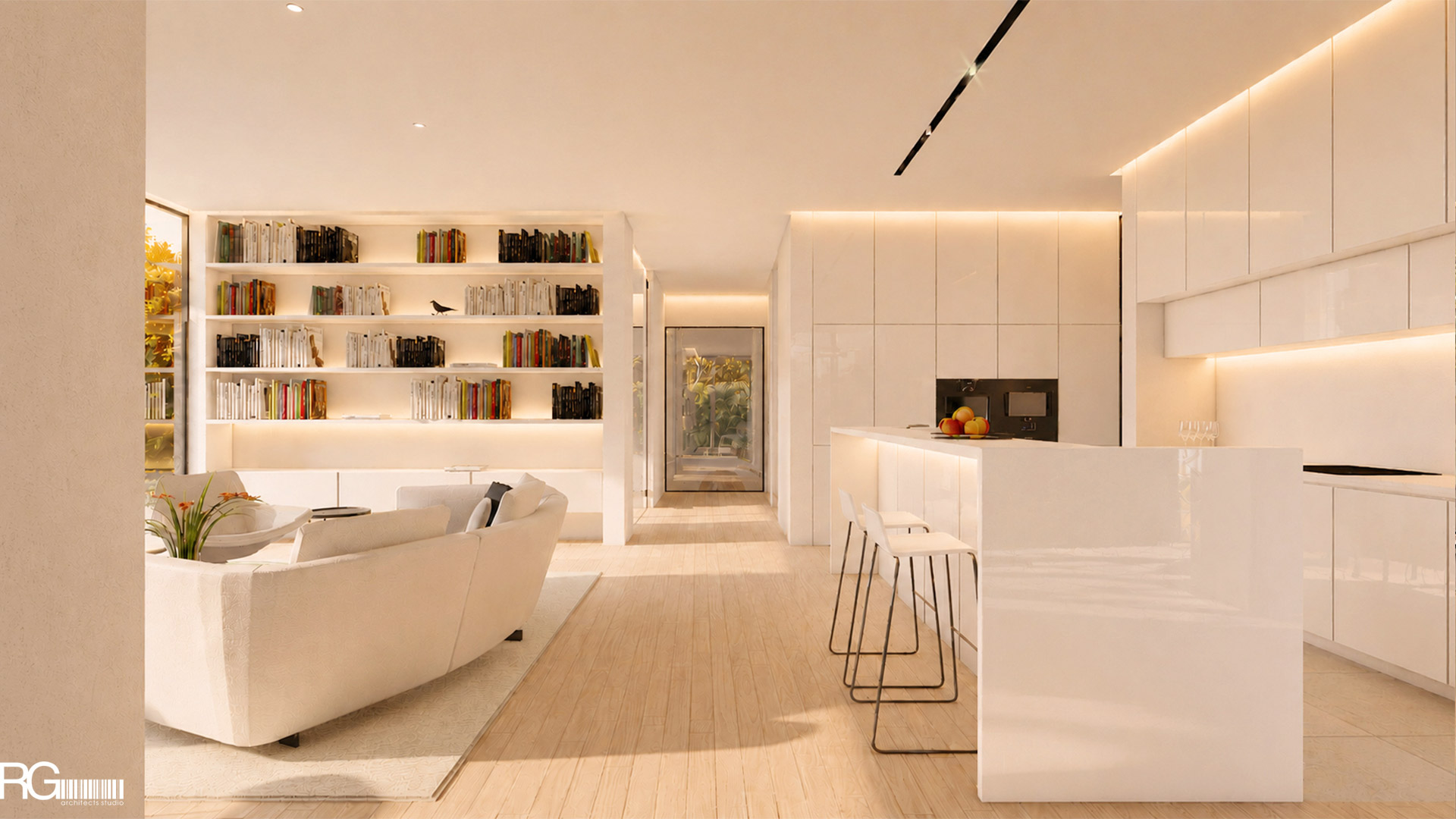 Projekt rodinné vily v Liberci-Doubí, vizualizace od RG architects studio (05)