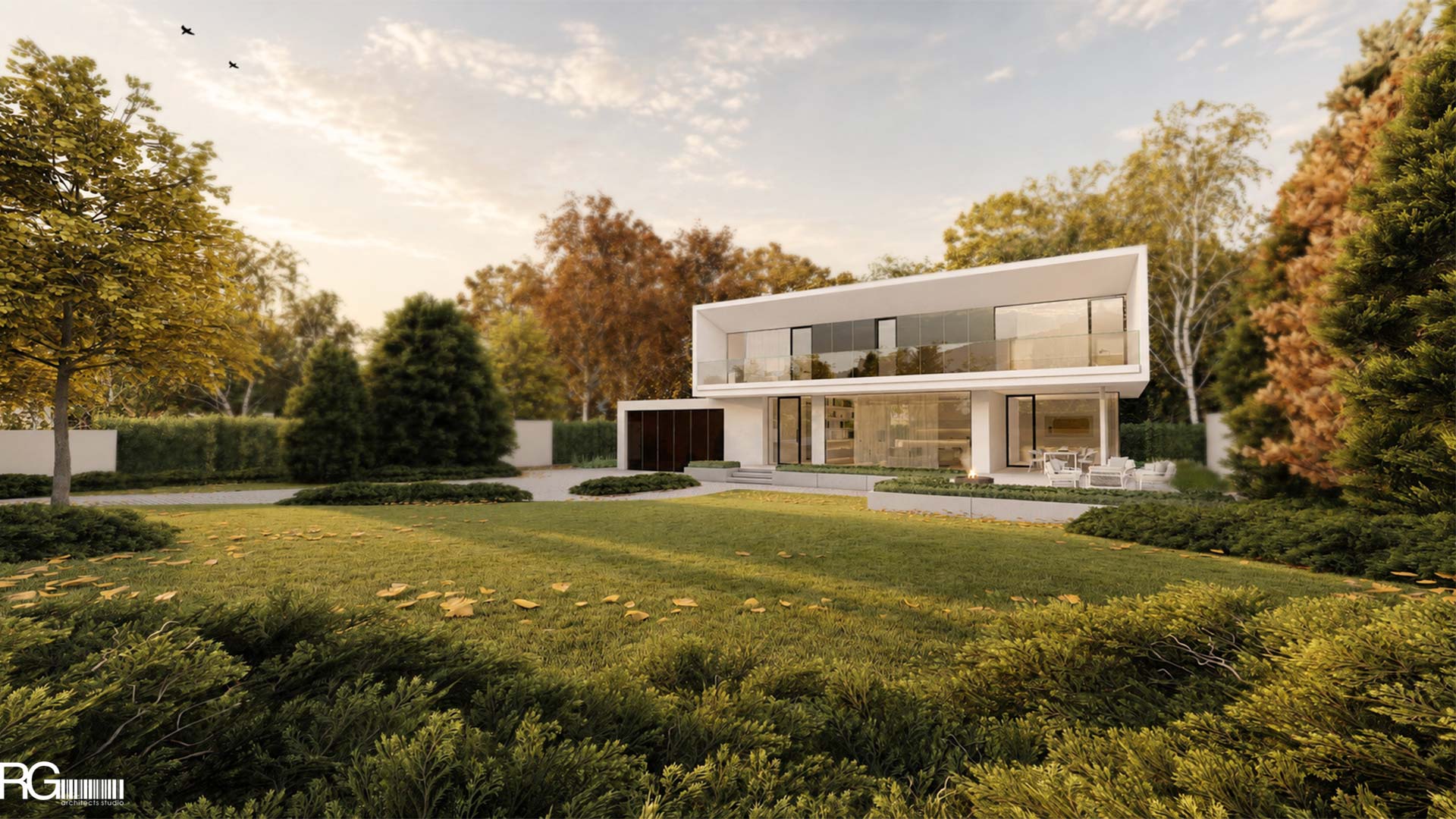 Projekt rodinné vily v Liberci-Doubí, vizualizace od RG architects studio (16)