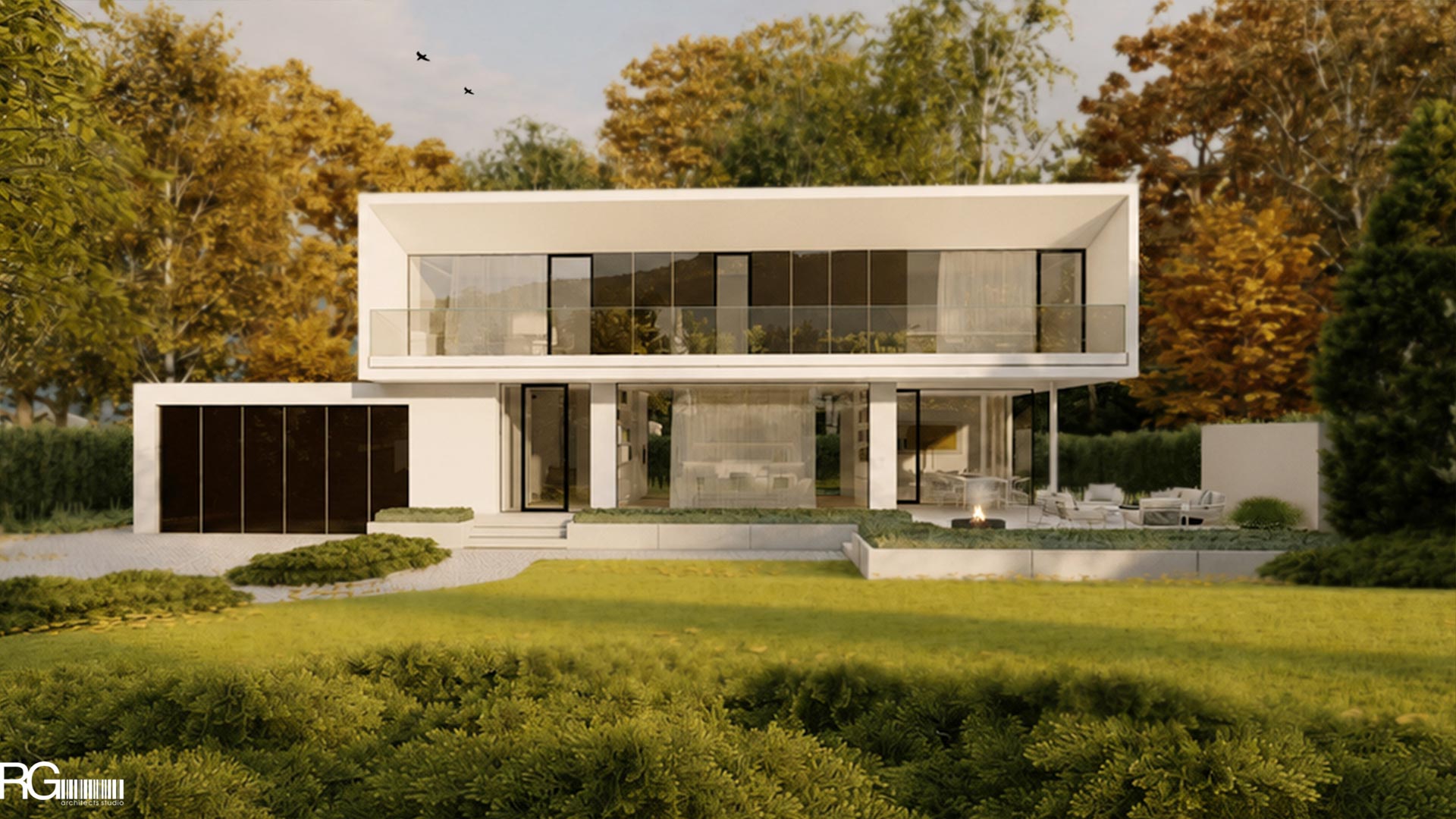 Projekt rodinné vily v Liberci-Doubí, vizualizace od RG architects studio (20)