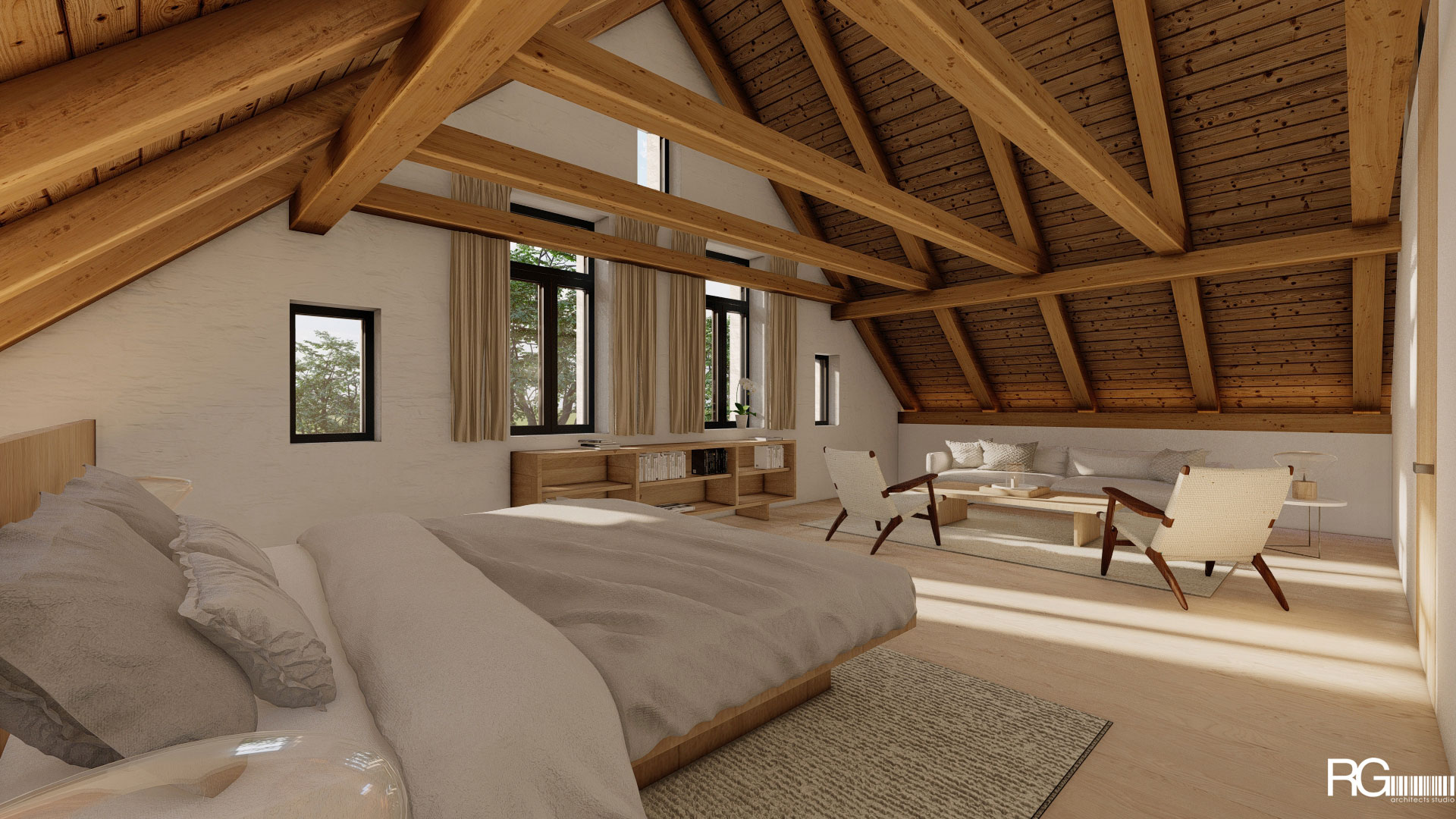 Stavební úpravy rodinného domu v Starém Hraběcí u Šluknova od RG architects studio (23)