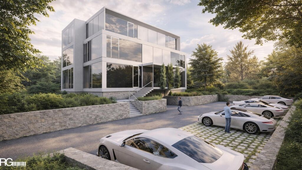 Projekt výstavby dvou viladomů, ul. Jiříkovská, Rumburk – architekt Radomír Grafek (03)