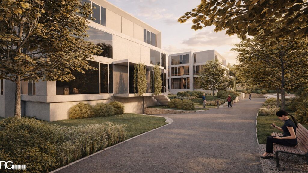 Projekt výstavby dvou viladomů, ul. Jiříkovská, Rumburk – architekt Radomír Grafek (04)
