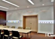 Architekt Liberec – Radomír Grafek – interiér zasedací místnosti SEVEROCHEMA v Liberci