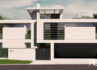 Architekt Praha – Radomír Grafek – projekt moderního rodinné vily v Praze Liboci