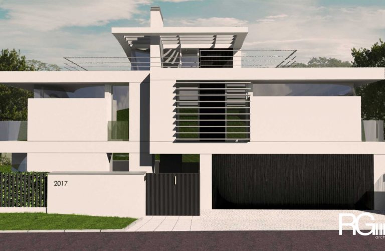 Architekt Praha – Radomír Grafek – projekt moderního rodinné vily v Praze Liboci