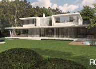 Architekt Praha – Radomír Grafek – projekt minimalistického rodinného domu u Prahy