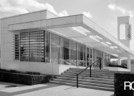 Návrh autocentra AUTOPARTNER od architekta Radomíra Grafka v neotřelé, ale zároveň jednoduché designové formě (3).