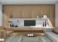 Projekt interiéru bytu v panelovém domě v Liberci od architekta Radomíra Grafka. (2)