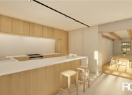 Návrh interiéru bytu v podstávkovém domu od architekta Radomíra Grafka
