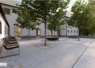 Návrh interiéru literární kavárny v objektu Městské knihovny Rumburk od ateliéru RG architects studio – architekt Radomír Grafek (2)