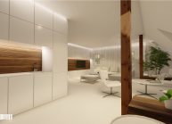 Interiér obývacího pokoje v RD v Rumburku od architekta Radomíra Grafka – vizualizace (03).