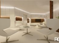 Interiér obývacího pokoje v RD v Rumburku od architekta Radomíra Grafka – vizualizace (04).