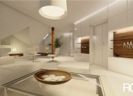 Interiér obývacího pokoje v RD v Rumburku od architekta Radomíra Grafka – vizualizace (08).