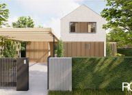 Projekt jednoduchého rodinného domu ve Varnsdorfu od architekta Radomíra Grafka