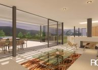 Studie interiéru loftového bytu s terasou (3)