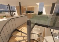 Studie interiéru loftového bytu s terasou (5)