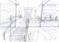Studie interiéru loftového bytu s terasou (8)