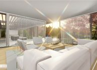 Projekt moderního rodinného domu ve Vilémově od architekta Radomíra Grafka (interiér 6).