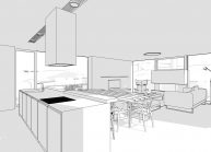 Projekt jednoduchého rodinného domu v Hokovicích nad Mohelkou – vizualizace interiéru (3)
