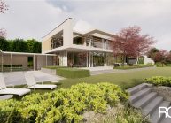 Projekt moderního rodinného domu ve Vesci u Liberce od architekta Radomíra Grafka. (4)