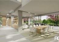 Projekt moderního rodinného domu ve Vesci u Liberce od architekta Radomíra Grafka (interiér 2).