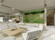 Projekt moderního rodinného domu ve Vesci u Liberce od architekta Radomíra Grafka (interiér 4).