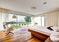 Funkcionalistická rodinná vila pod Špičákem, Varnsdorf – interiér ložnice.