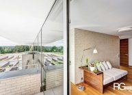 Funkcionalistická rodinná vila pod Špičákem, Varnsdorf – zrcadlení.