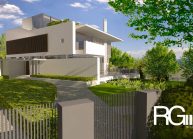Studie rodinného domu v Liberci-Ruprechticích od architekta Radomíra Grafka z architektonického studia RG architects studio. Exteriér.