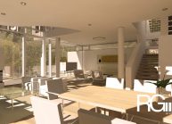 Studie rodinného domu v Liberci-Ruprechticích od architekta Radomíra Grafka z architektonického studia RG architects studio. Interiér