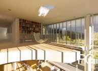 Studie rodinného domu v Liberci-Ruprechticích od architekta Radomíra Grafka z architektonického studia RG architects studio. Interiér (2)