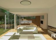 Vila v Praze Liboci od architekta Radomíra Grafka, interiér (4)